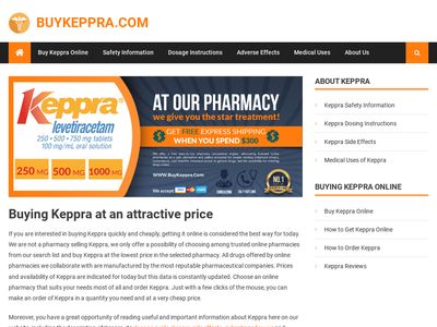 Buykeppra.com